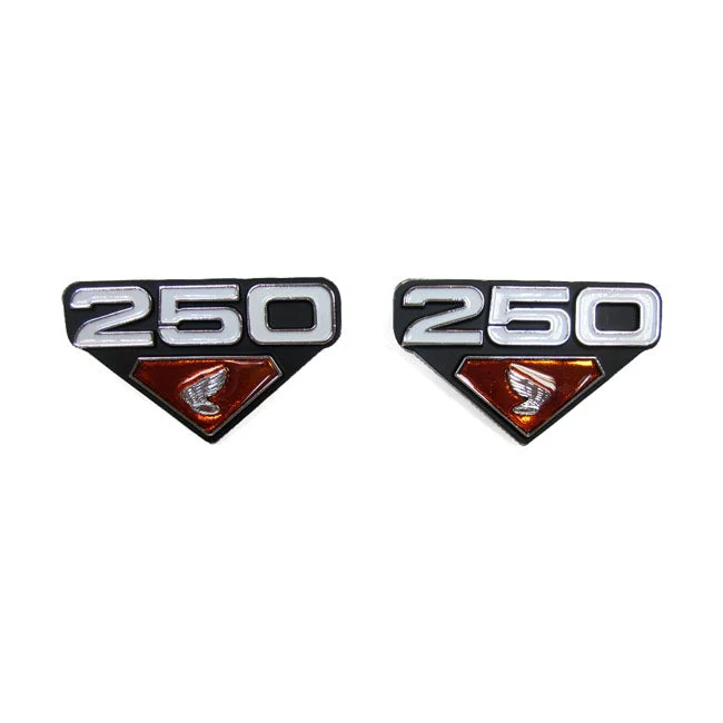 Emblematy na pokrywę boczną Honda CB250