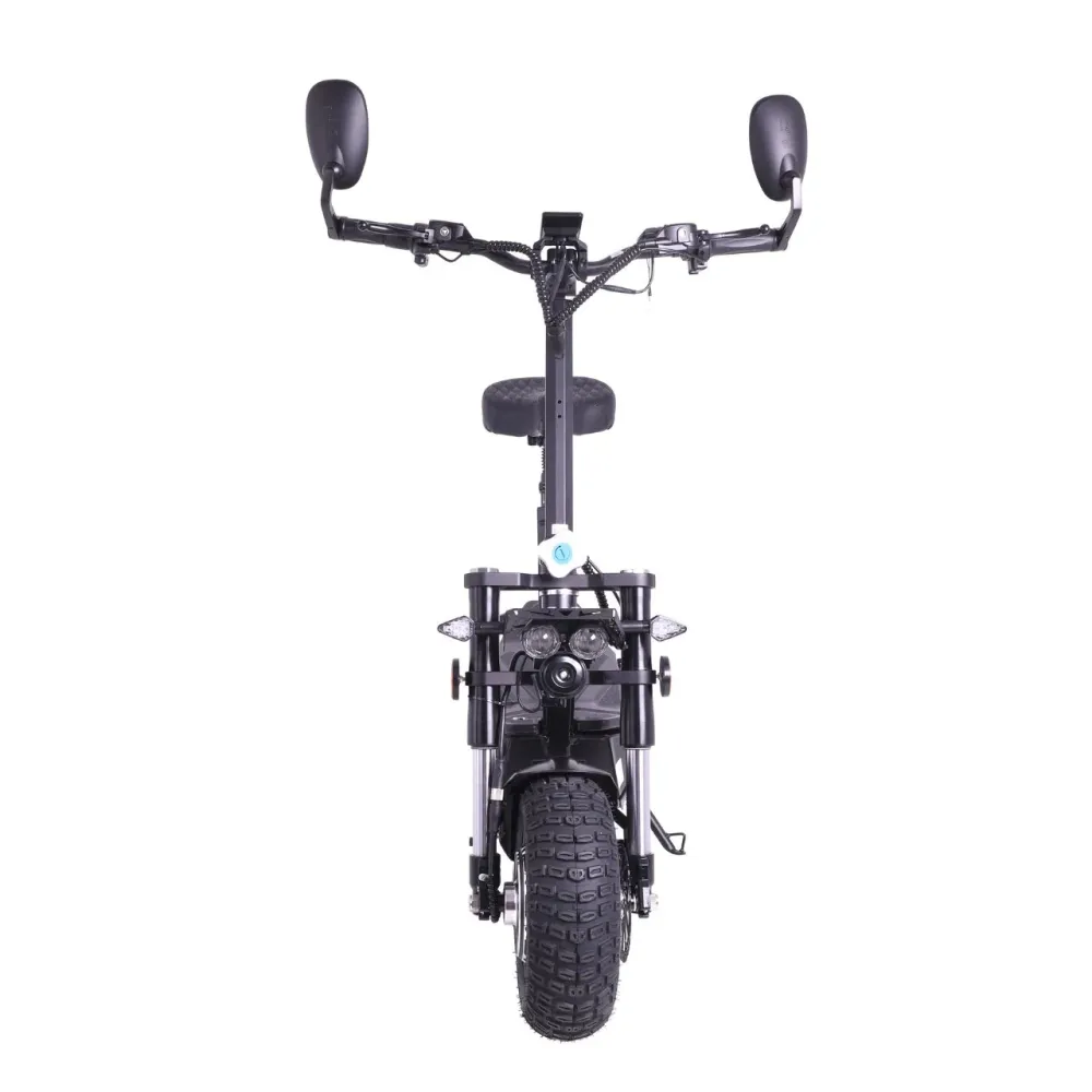 Hulajnoga elektryczna WANDLER-/E 2x1500W - 45 km/h - do 140 kg - dopuszczona do ruchu drogowego - czarna