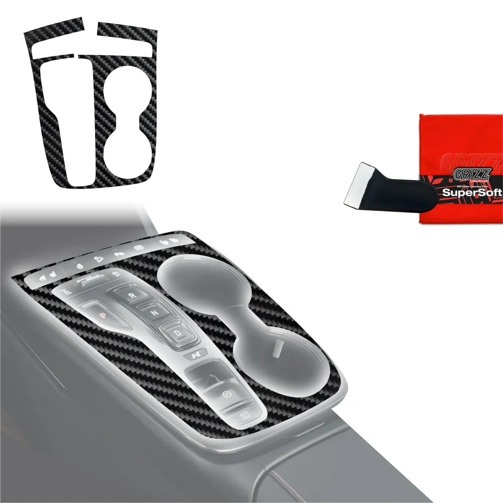 Folie ochronne na konsolę środkową - Hyundai Tucson N-Line (2021-2024) Carbon Optik Połysk