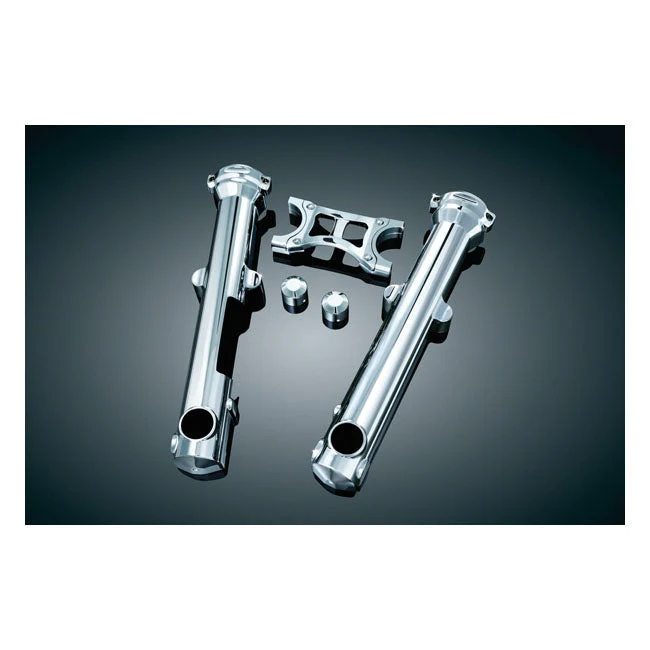 Kuryakyn Fork Skins Fork Slider Covers Chrome Sportster 04-17