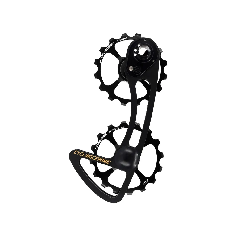 Klatka tylnej przerzutki 10/11V CYCLINGCERAMIC 16/16 Shimano czarna