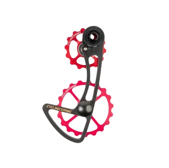 Nadwymiarowy wieszak przerzutki CYCLING CERAMIC do Campagnolo 11V Meca/EPS Red
