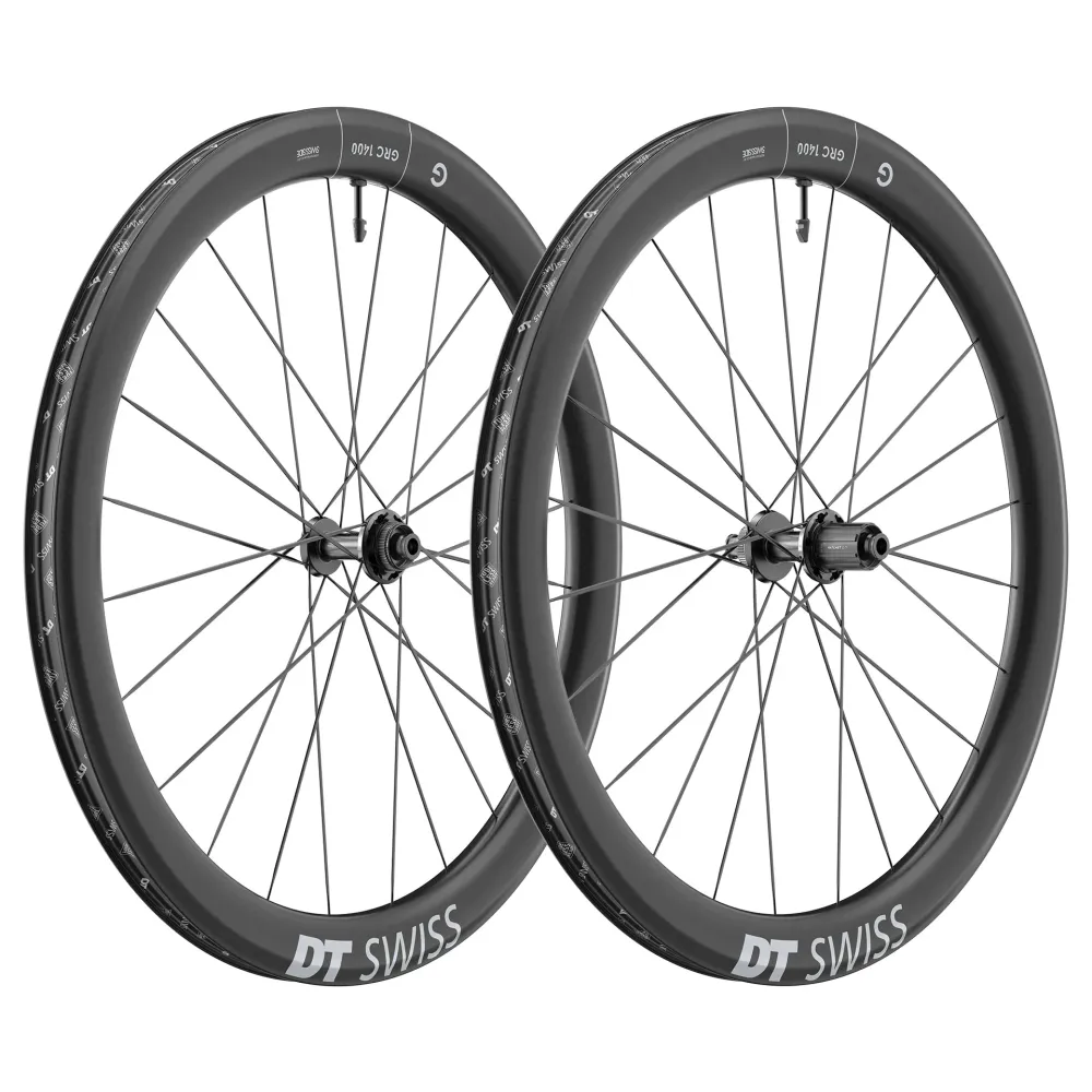 Para kół DT SWISS GRC 1400 DICUT 50 DISC przystosowanych do jazdy bezdętkowej (Centerlock)