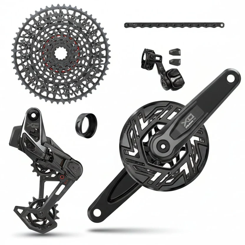 SRAM X0 EAGLE E-MTB BROSE ISIS AXS T-TYPE 36 zębów CLIP-ON 10/52 Pakiet