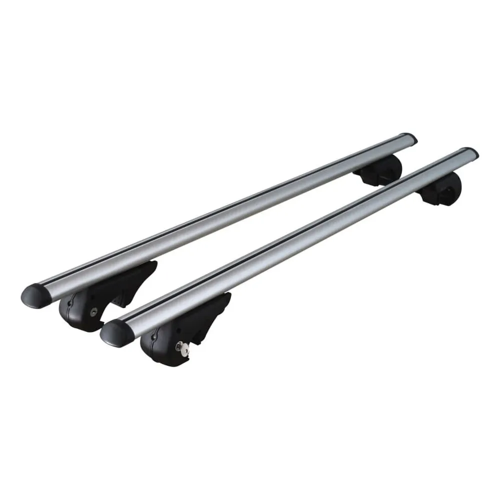 Menabo 2-częściowy zestaw bagażników bazowych, aluminium, 90 kg