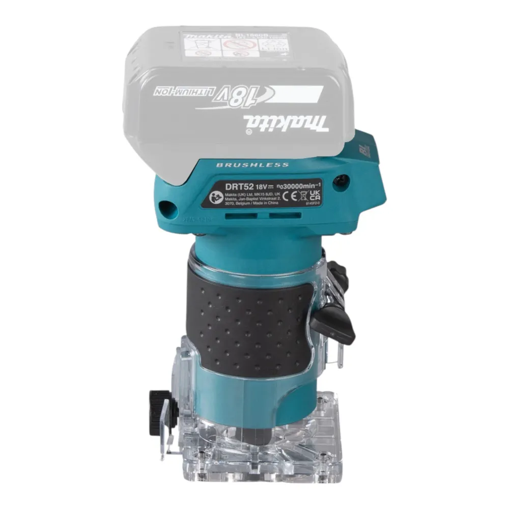 Akumulatorowa frezarka górnowrzecionowa Makita DRT 52 RG1 18 V 6 mm bezszczotkowa + 1x akumulator 6,0 Ah + ładowarka