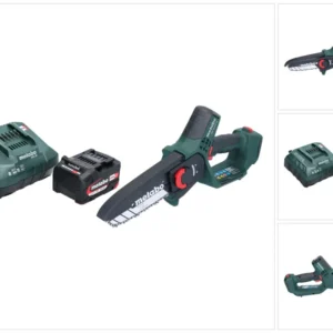 Akumulatorowa pilarka do gałęzi Metabo MS 18 LTX 15 18 V 15 cm 5 m/s + 1x akumulator 4,0 Ah + ładowarka