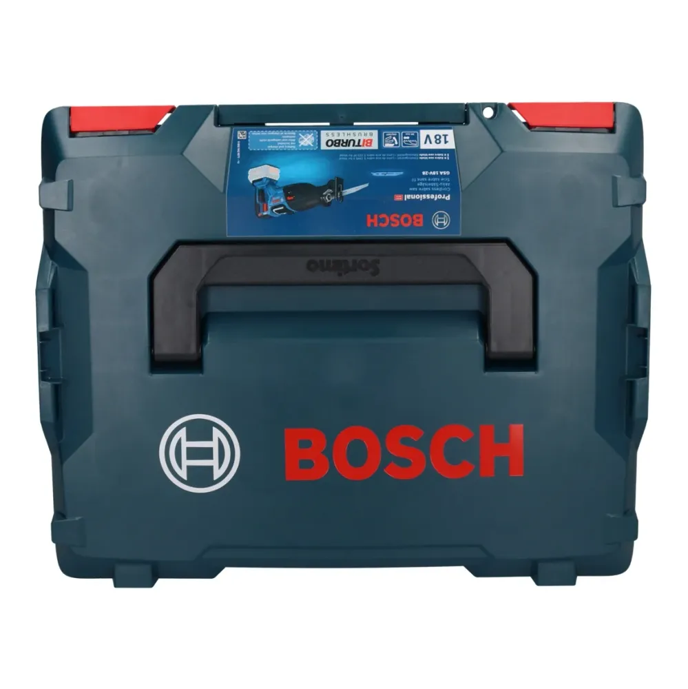Akumulatorowa pilarka szablasta Bosch GSA 18V-28 18 V BITURBO Brushless + 2x akumulator ProCORE 5,5 Ah + ładowarka + L-Box...