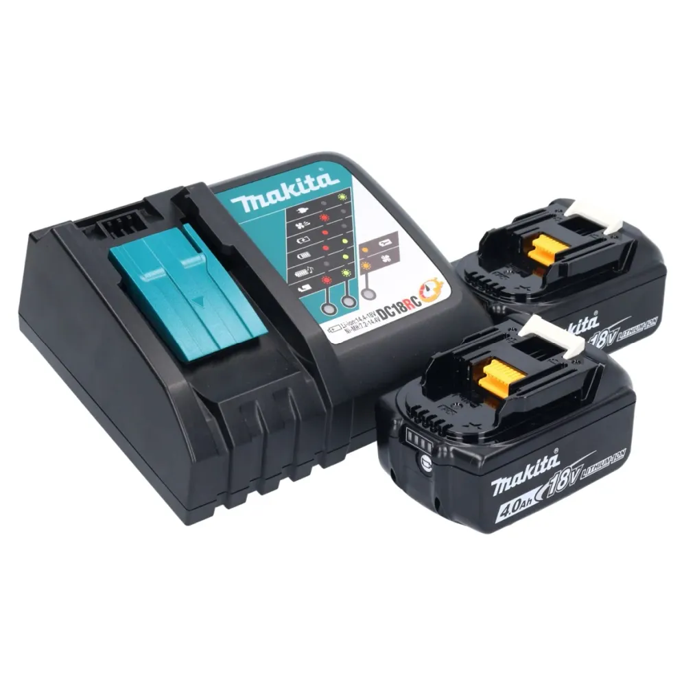 Akumulatorowa pilarka szablasta Makita DJR 187 RM 18 V bezszczotkowa + 2x akumulator 4,0 Ah + ładowarka