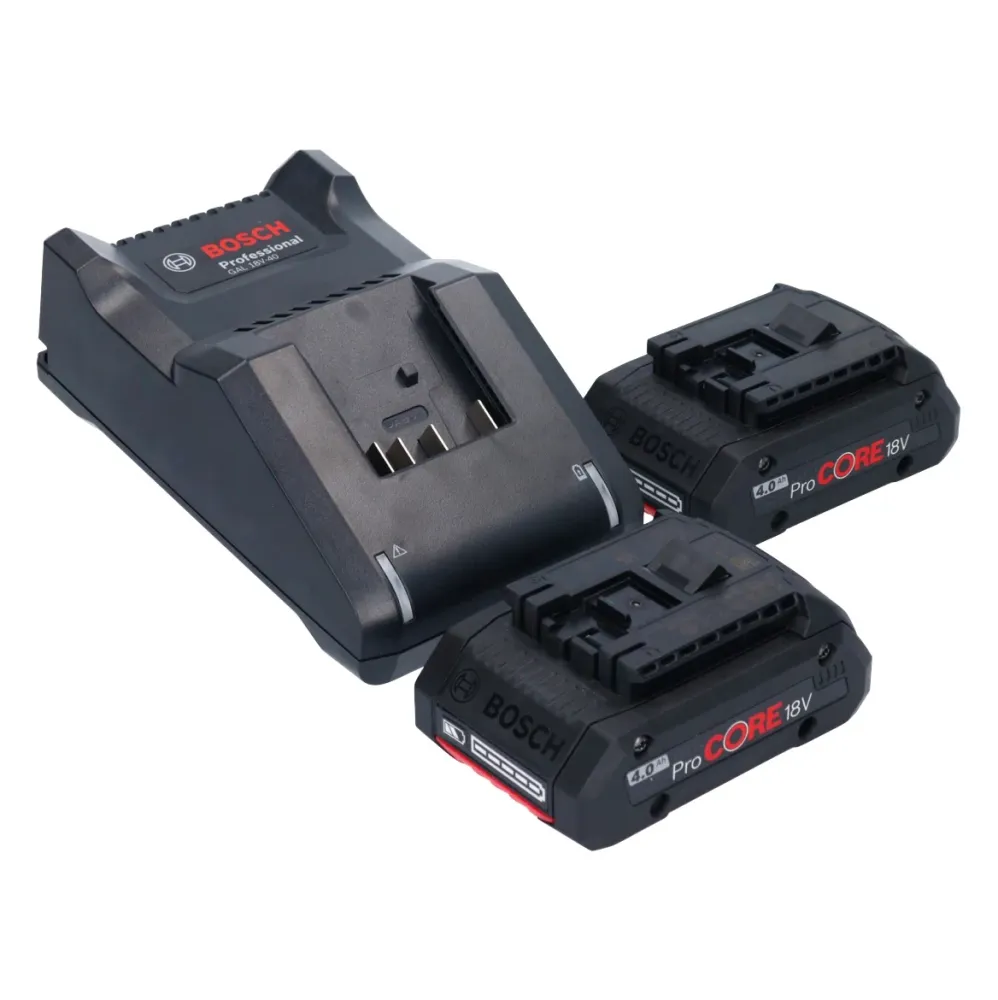 Akumulatorowa pilarka tarczowa Bosch GKS 18V-57-2 Professional 18 V 165 mm bezszczotkowa + 2x akumulator ProCORE 4,0 Ah +...