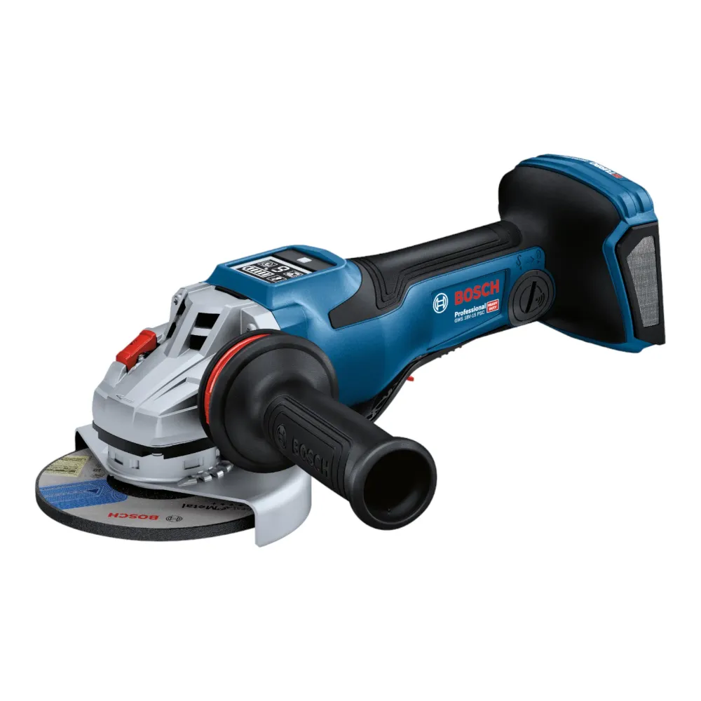 Akumulatorowa szlifierka kątowa Bosch GWS 18V-15 PSC Professional 18 V 125 mm BITURBO Brushless + 2x akumulator 4,0 Ah + ł...