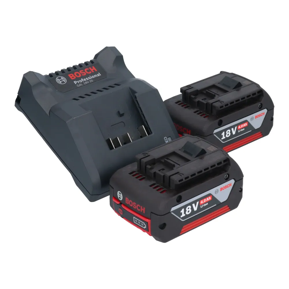 Akumulatorowa szlifierka kątowa Bosch GWS 18V-15 PSC Professional 18 V 125 mm BITURBO Brushless + 2x akumulator 4,0 Ah + ł...