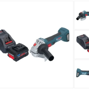 Akumulatorowa szlifierka kątowa Bosch GWS 18V-7 Professional 18 V 125 mm bezszczotkowa + 1x akumulator ProCORE 8,0 Ah + ła...