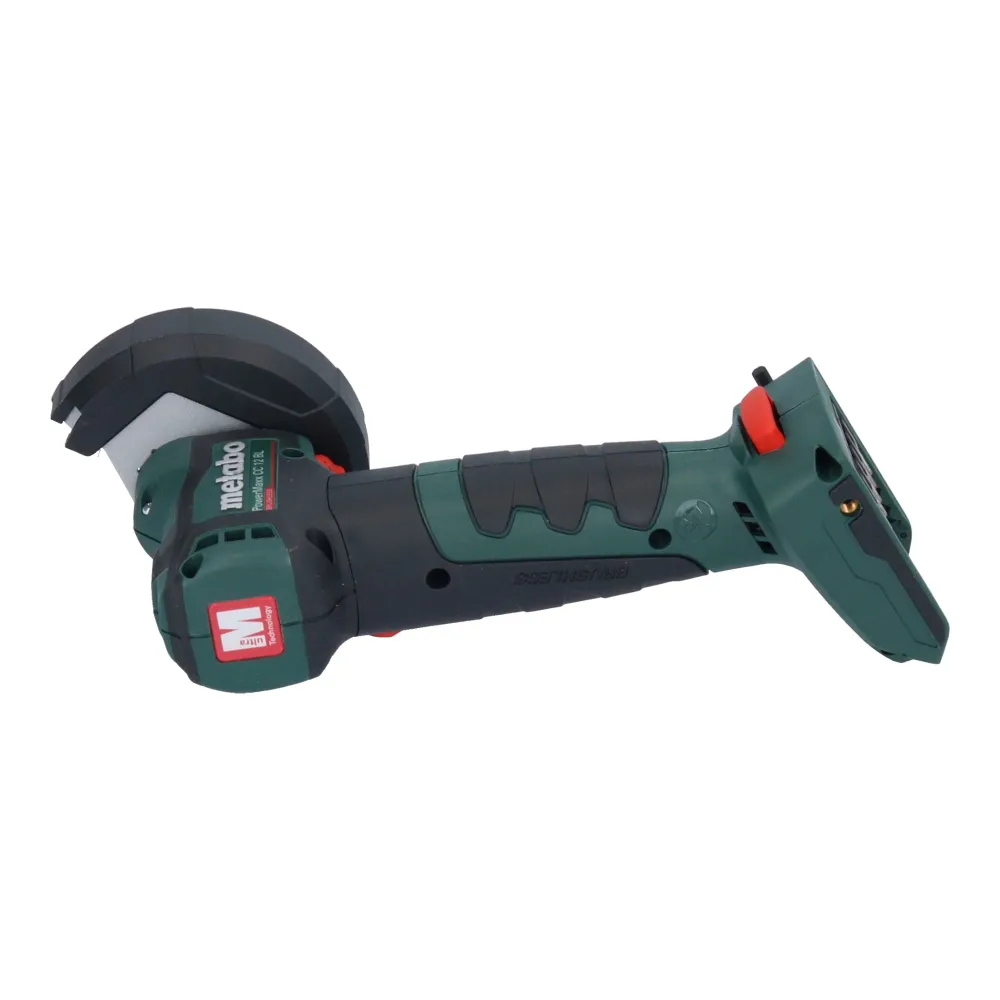 Akumulatorowa szlifierka kątowa Metabo PowerMaxx CC 12 BL 12 V 76 mm ( 600348500 ) bezszczotkowa + 2x akumulator 2,0 Ah +...