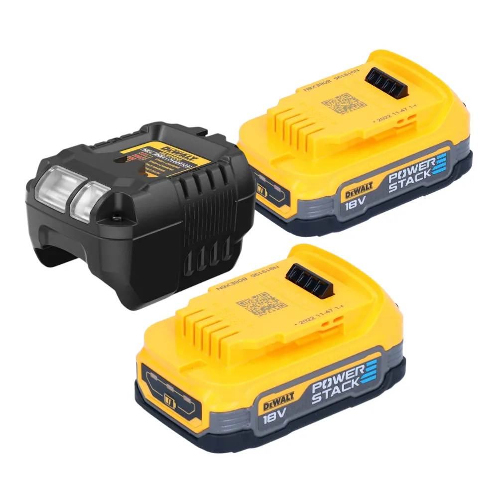 Akumulatorowa wiertarko-wkrętarka DeWalt DCD 791 E2 18 V 70 Nm bezszczotkowa + 2x akumulator Powerstack 1,7 Ah + ładowarka