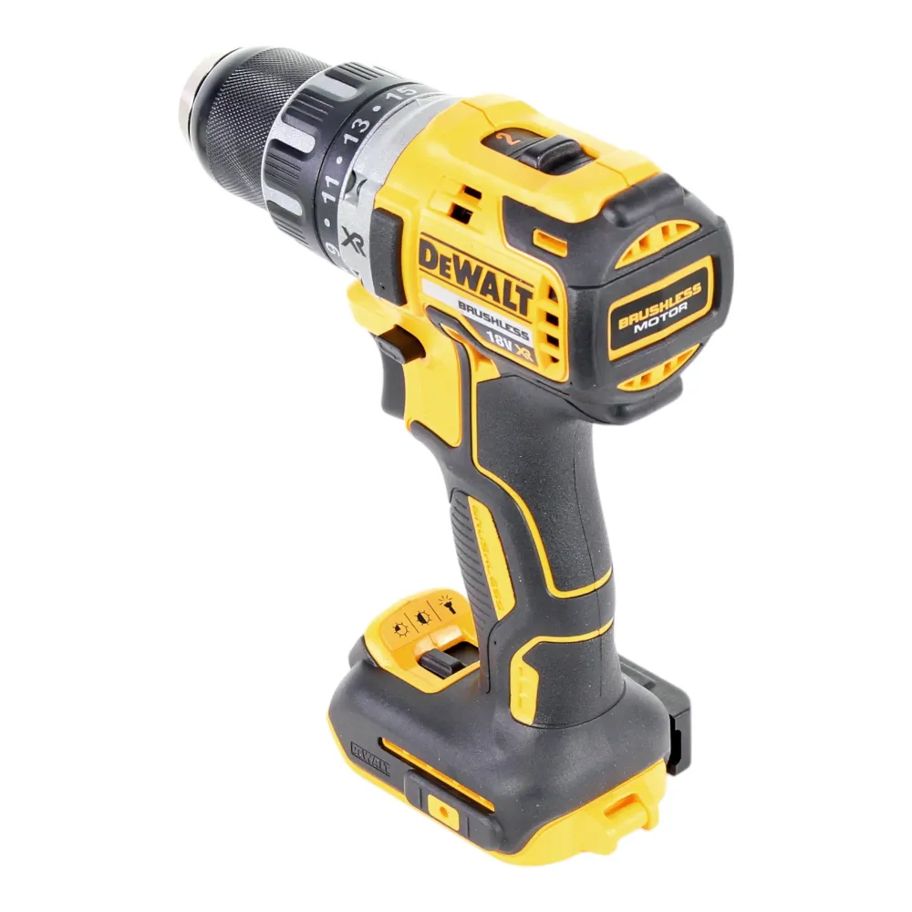 Akumulatorowa wiertarko-wkrętarka DeWalt DCD 791 E2 18 V 70 Nm bezszczotkowa + 2x akumulator Powerstack 1,7 Ah + ładowarka