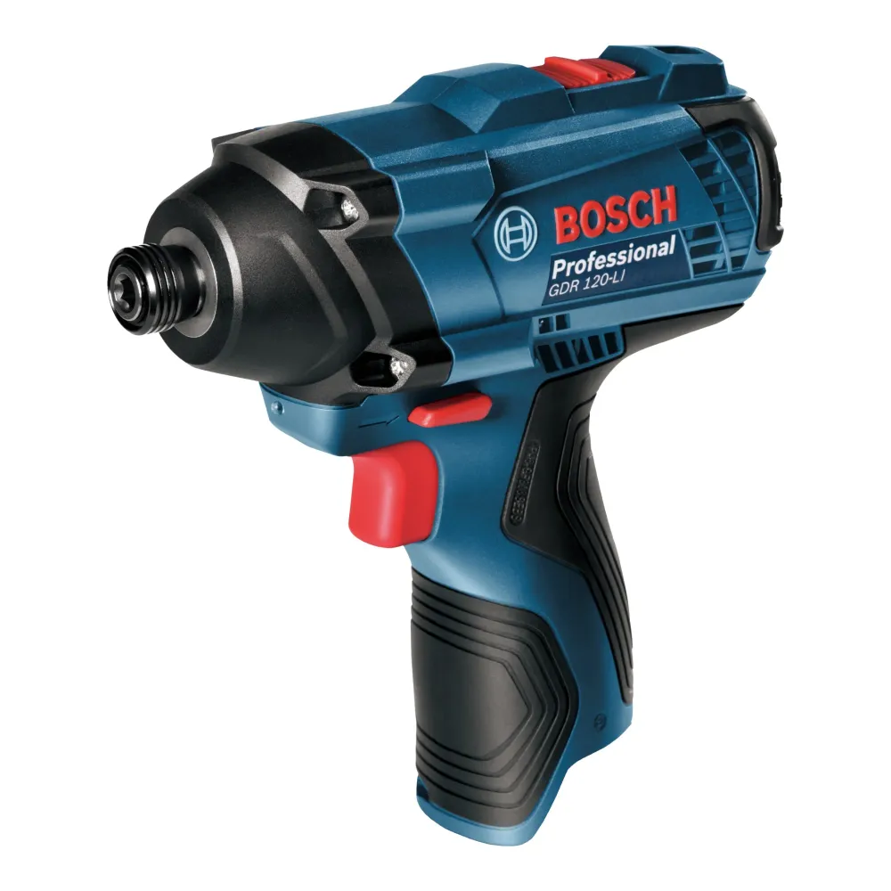 Akumulatorowy klucz udarowy Bosch GDR 120-LI Professional 12 V 100 Nm ( 06019F0001 ) + 2x akumulator 2,0 Ah + ładowarka +...