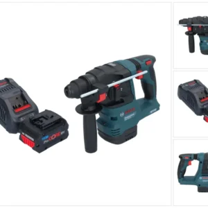 Akumulatorowy młot udarowo-obrotowy Bosch GBH 18V-22 Professional 18 V 1,9 J SDS Plus Brushless + 1x akumulator ProCORE 8,...