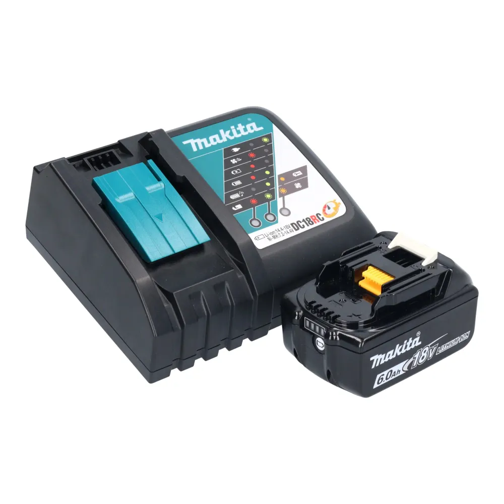 Akumulatorowy zestaw kombi Makita DLX 2278 RG1J + wiertarka udarowa DHP 484 54 Nm + wiertarka udarowa DHR 171 1,2 J + 1x a...