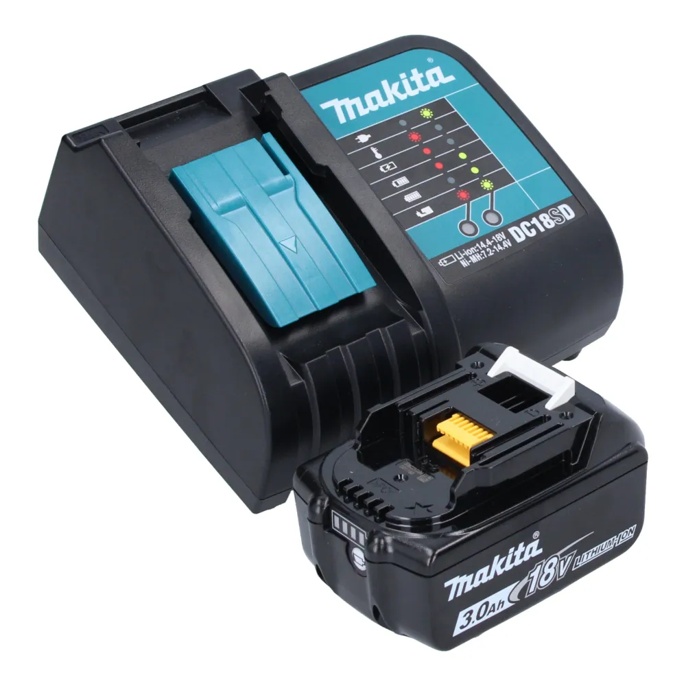 Akumulatorowy zestaw kombi Makita DLX 2278 SF1J + wiertarka udarowa DHP 484 54 Nm + wiertarka udarowa DHR 171 1,2 J + 1x a...