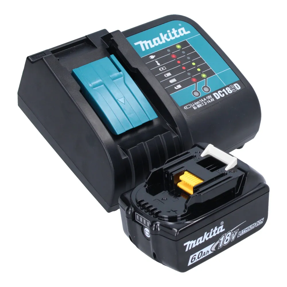 Akumulatorowy zestaw kombi Makita DLX 2278 SG1J + wiertarka udarowa DHP 484 54 Nm + wiertarka udarowa DHR 171 1,2 J + 1x a...