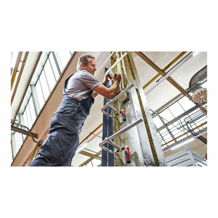 Ścisk śrubowy BESSEY GZ-KG wykonany w całości ze stali Szerokość mocowania 600 mm Wysięg 120 mm ( 4000831655 )