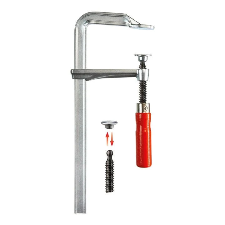 Zacisk śrubowy BESSEY GZ Szerokość mocowania 400 mm Występ 120 mm ( 4000831527 )