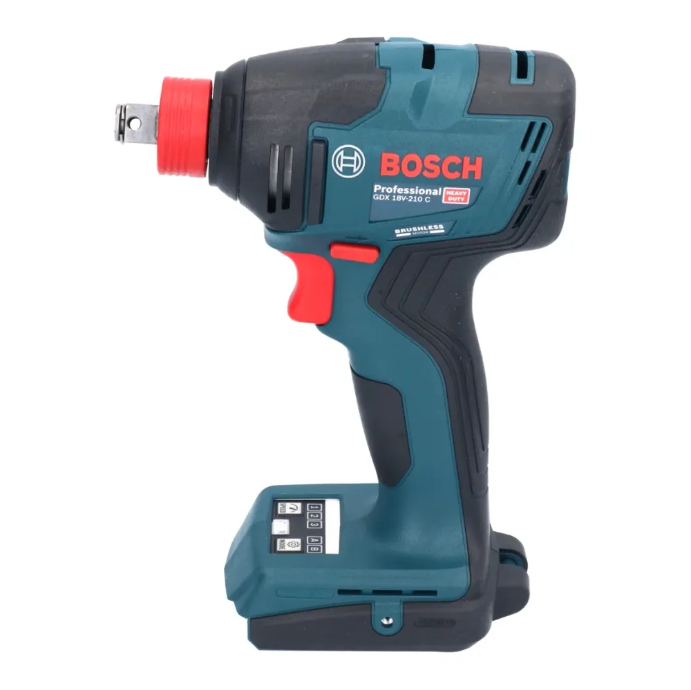 Bosch GDX 18V-210 C Profesjonalny akumulatorowy klucz udarowy 18 V 210 Nm bezszczotkowy + 1x akumulator ProCORE 4,0 Ah + m...