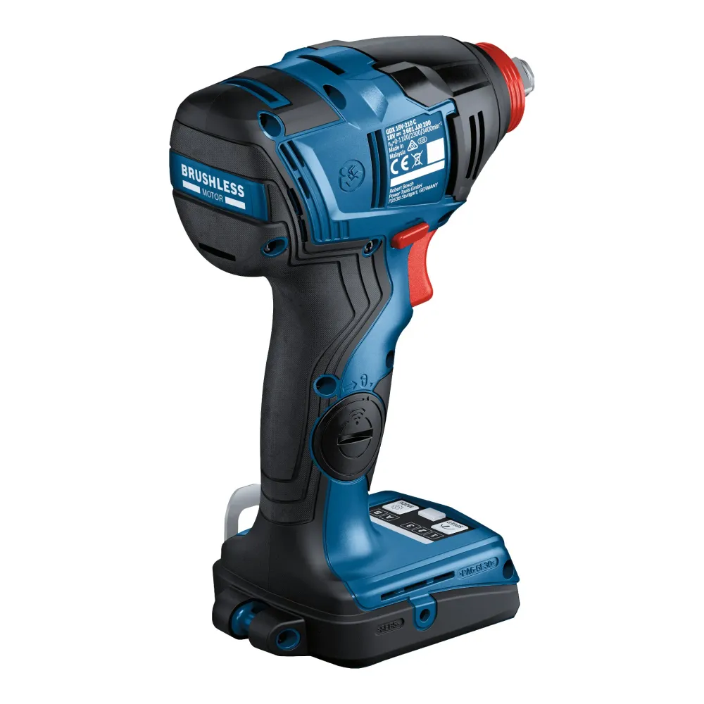 Bosch GDX 18V-210 C Profesjonalny akumulatorowy klucz udarowy 18 V 210 Nm bezszczotkowy + 2x akumulator ProCORE 4,0 Ah + ł...