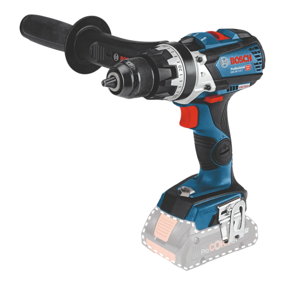 Bosch GSB 18V-110 C Profesjonalna akumulatorowa wiertarko-wkrętarka udarowa 18 V 110 Nm ( 06019G030A ) Bezszczotkowa + L-B...