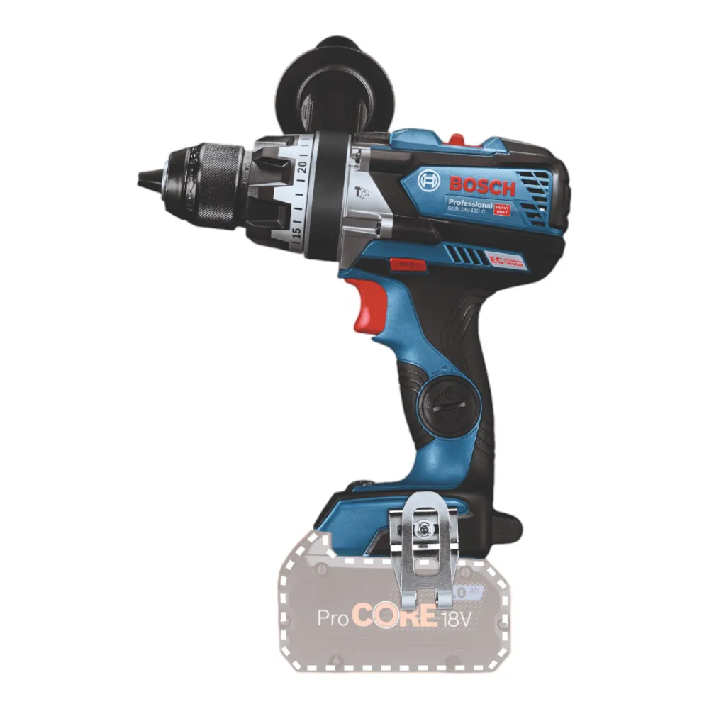 Bosch GSB 18V-110 C Profesjonalna akumulatorowa wiertarko-wkrętarka udarowa 18 V 110 Nm ( 06019G030A ) Bezszczotkowa + L-B...