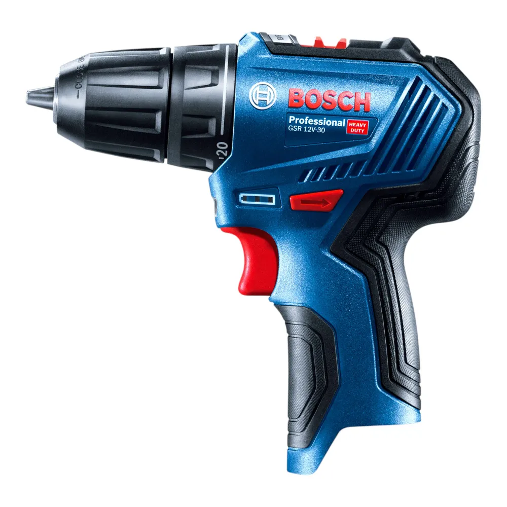 Bosch GSR 12V-30 Profesjonalna akumulatorowa wiertarko-wkrętarka 12 V 30 Nm bezszczotkowa + 1x akumulator 3,0 Ah + walizka...