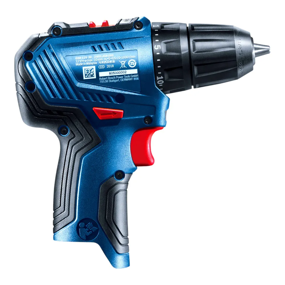 Bosch GSR 12V-30 Profesjonalna akumulatorowa wiertarko-wkrętarka 12 V 30 Nm bezszczotkowa ( 06019G9000 ) + 2x akumulator 2...