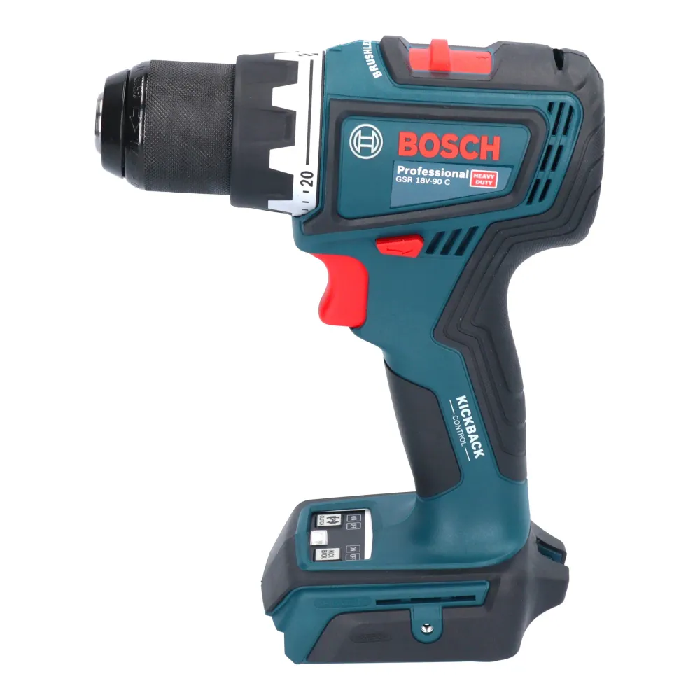 Bosch GSR 18V-90 C Profesjonalna akumulatorowa wiertarko-wkrętarka 18 V 64 Nm bezszczotkowa + 1x akumulator 2,0 Ah - bez ł...
