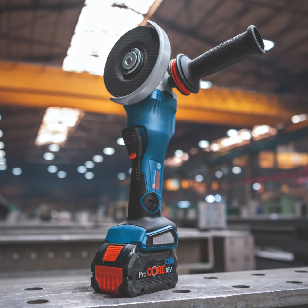 Bosch GWS 18V-15 PSC Profesjonalna akumulatorowa szlifierka kątowa 18 V 125 mm BITURBO Brushless + 2x akumulator ProCORE 4...
