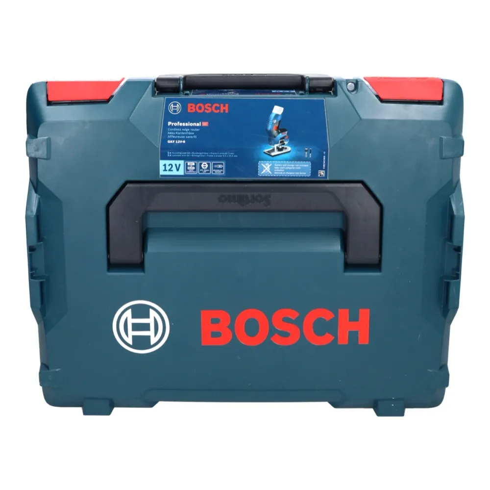 Akumulatorowa frezarka górnowrzecionowa Bosch GKF 12V-8 Professional 12 V + 1x akumulator 6,0 Ah + L-Boxx - bez ładowarki...