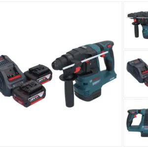 Akumulatorowa wiertarko-wkrętarka Bosch GBH 18V-22 Professional 18 V 1,9 J SDS Plus Brushless + 2x akumulator 5,0 Ah + ład...