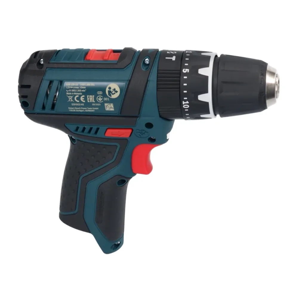 Akumulatorowa wiertarko-wkrętarka udarowa Bosch GSB 12V-15 Professional 12 V 30 Nm ( 06019B690E ) + L-Boxx - bez akumulato...