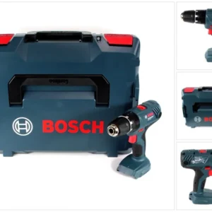 Akumulatorowa wiertarko-wkrętarka udarowa Bosch Professional GSB 18V-21 18V 55Nm + L-Boxx - bez akumulatora, bez ładowarki...