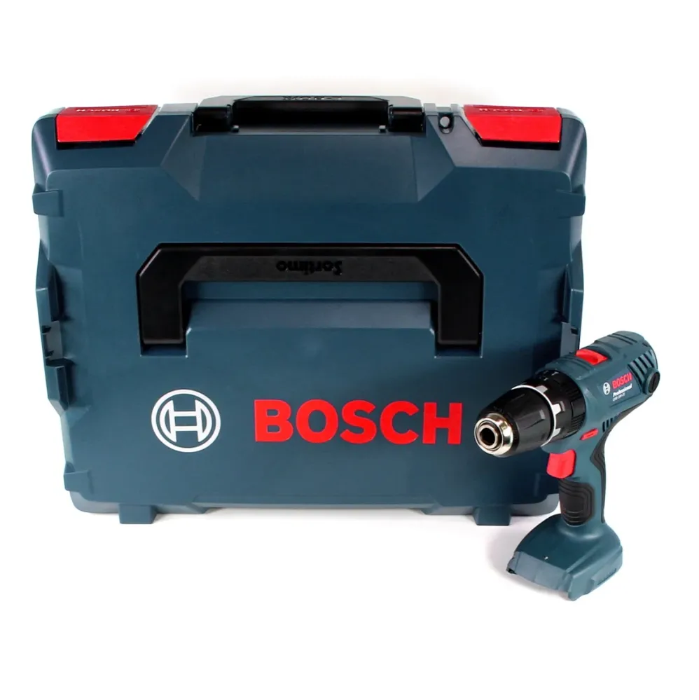 Akumulatorowa wiertarko-wkrętarka udarowa Bosch Professional GSB 18V-21 18V 55Nm + L-Boxx - bez akumulatora, bez ładowarki...