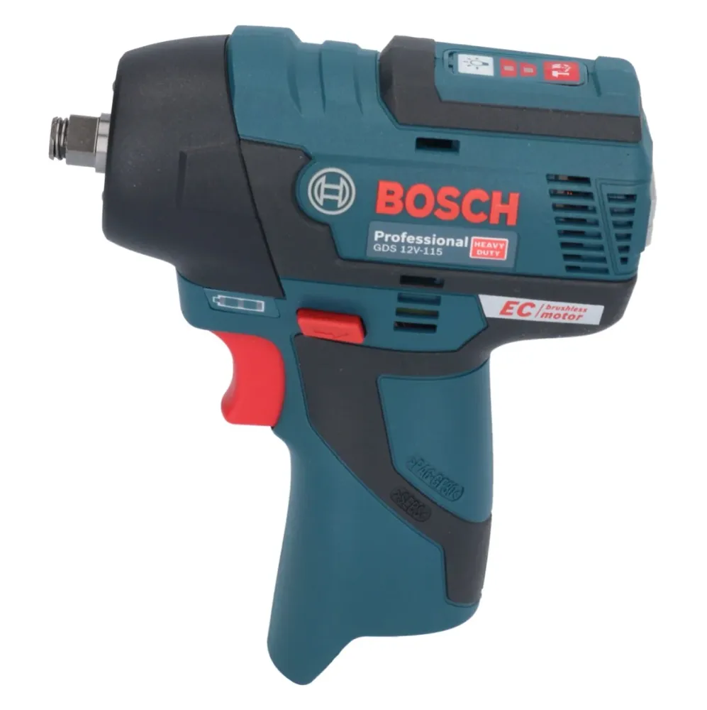 Akumulatorowy klucz udarowy Bosch GDS 12V-115 Professional 12 V 115 Nm 3/8" bezszczotkowy + L-Boxx ( 06019E0102 ) - bez ak...