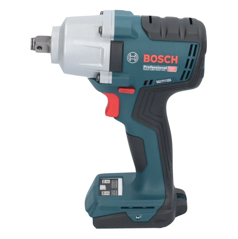 Akumulatorowy klucz udarowy Bosch GDS 18V-450 HC 18 V 450 Nm 1/2" + 1x akumulator ProCORE 4,0 Ah + L-Boxx - bez ładowarki...