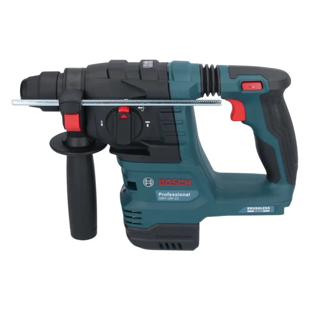 Akumulatorowy młot udarowo-obrotowy Bosch GBH 18V-22 Professional 18 V 1,9 J SDS Plus Brushless + 2x akumulator ProCORE 8,...