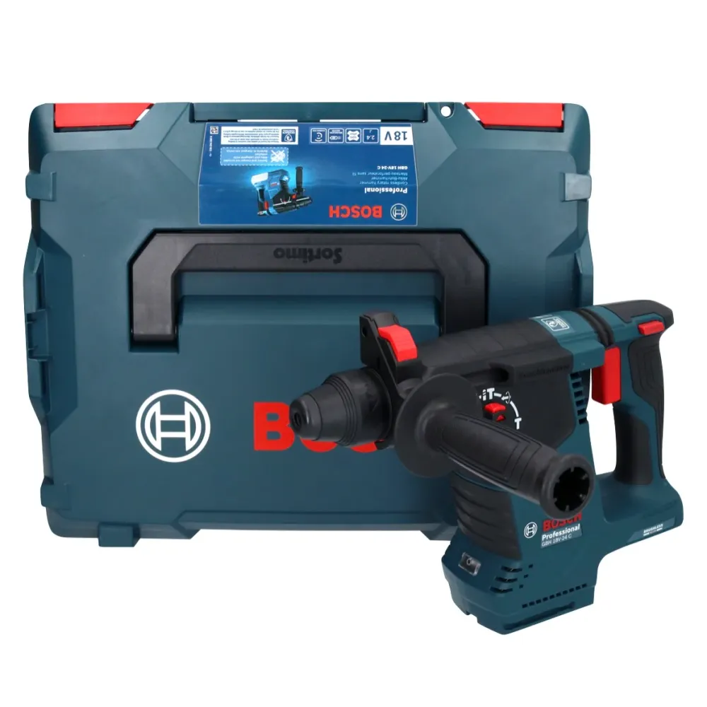 Bosch GBH 18V-24 C Profesjonalna akumulatorowa wiertarko-wkrętarka udarowa 18 V 2,4 J bezszczotkowa SDS plus ( 0611923002...