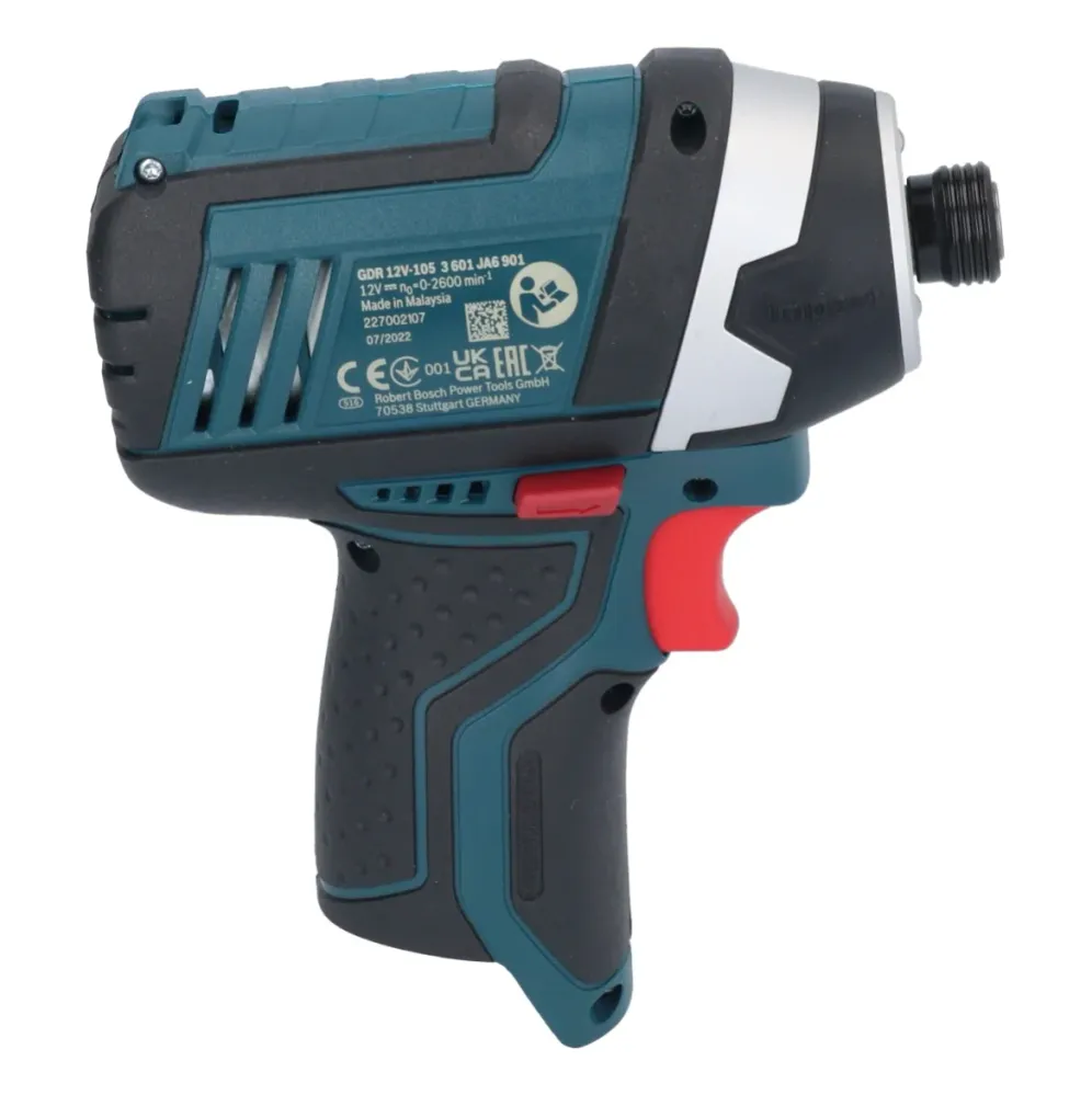 Bosch GDR 12V-105 Profesjonalny akumulatorowy klucz udarowy 12 V 105 Nm 1/4" + L-Boxx ( 06019A6906 ) - bez akumulatora, be...