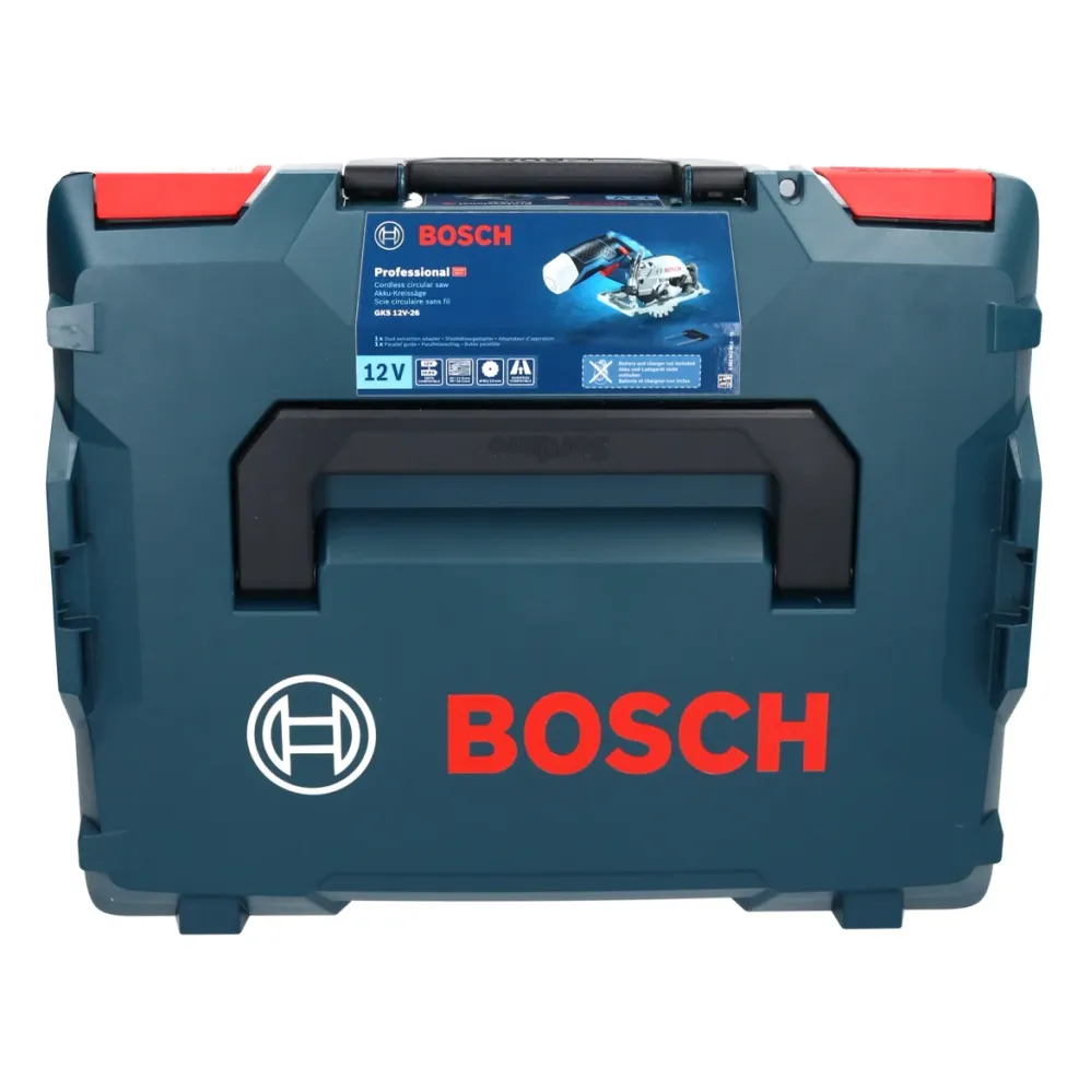 Bosch GKS 12V-26 Professional akumulatorowa pilarka tarczowa 12 V 85 mm ( 06016A1005 ) + 2x akumulator 3,0 Ah + ładowarka...