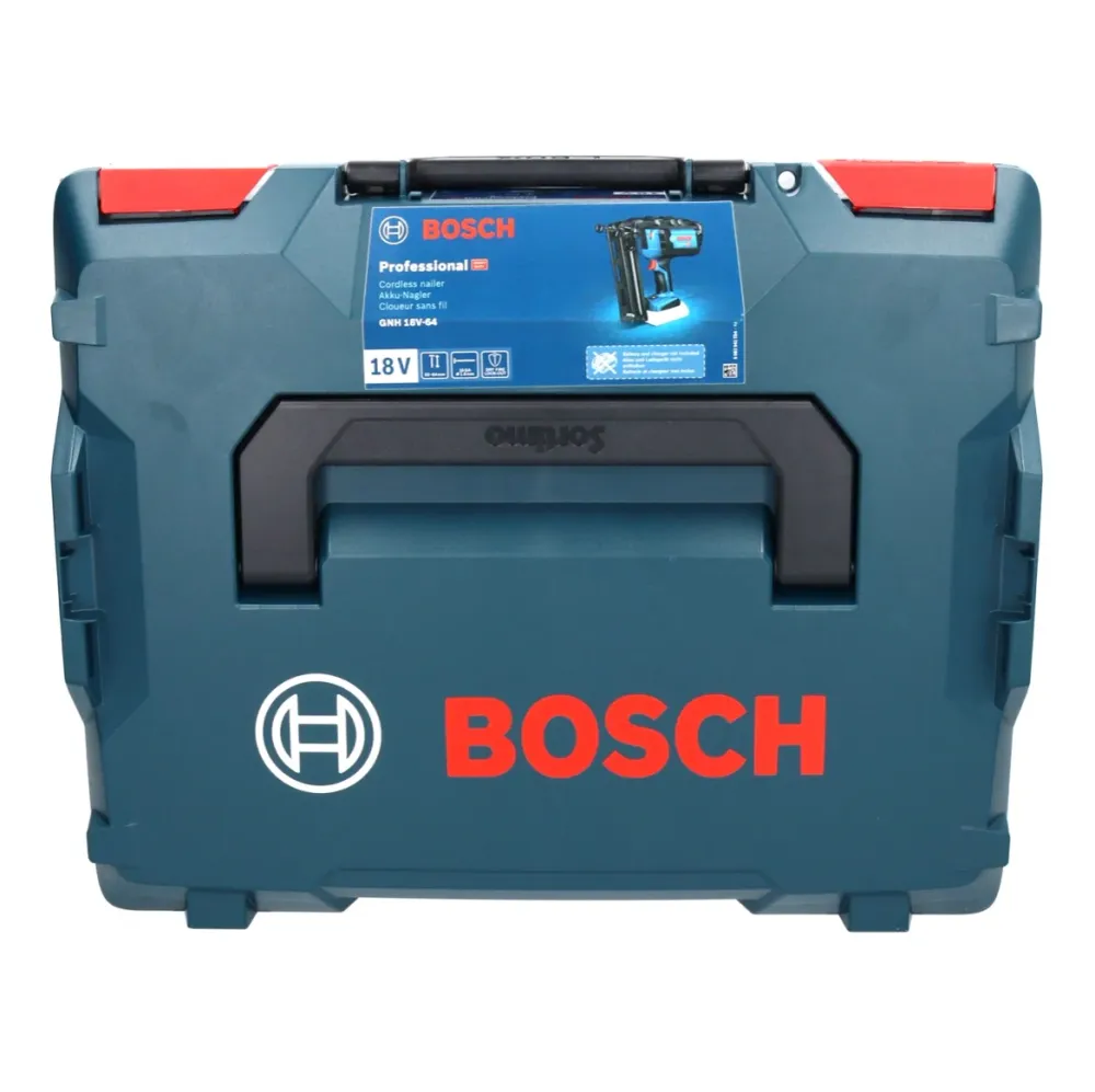 Bosch GNH 18V-64 Akumulatorowa gwoździarka 18 V 64 mm 1,6 mm + L-Boxx ( 0601481101 ) - bez akumulatora, bez ładowarki Bosc...