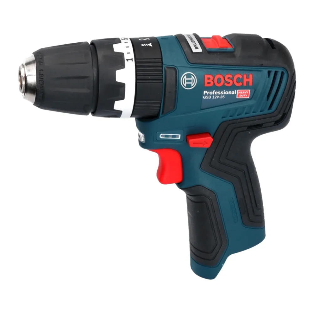 Bosch GSB 12V-35 Profesjonalna akumulatorowa wiertarko-wkrętarka udarowa 12 V 35 Nm ( 06019J9001 ) Bezszczotkowa + L-Boxx...