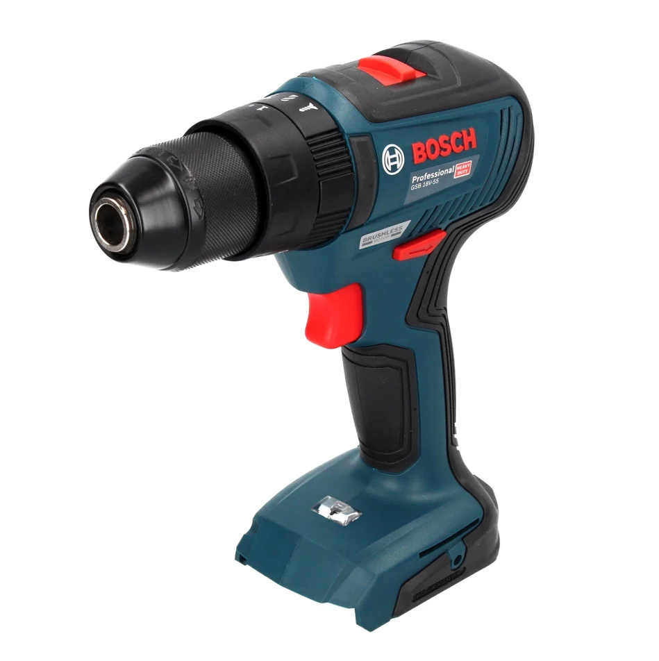 Bosch GSB 18V-55 Professional akumulatorowa wiertarko-wkrętarka udarowa 18 V 55 Nm bezszczotkowa ( 06019H5302 ) Solo - bez...