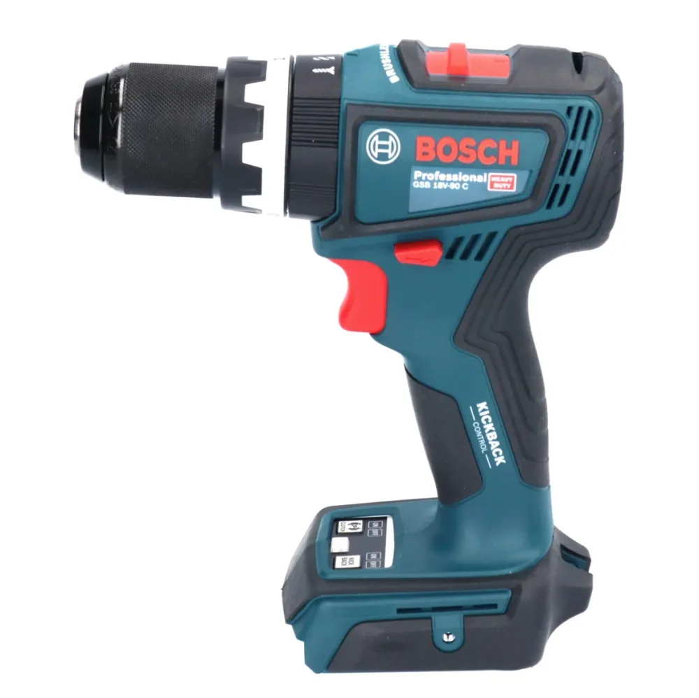 Bosch GSB 18V-90 C Profesjonalna akumulatorowa wiertarko-wkrętarka udarowa 18 V 64 Nm bezszczotkowa + 1x akumulator 5,0 Ah...